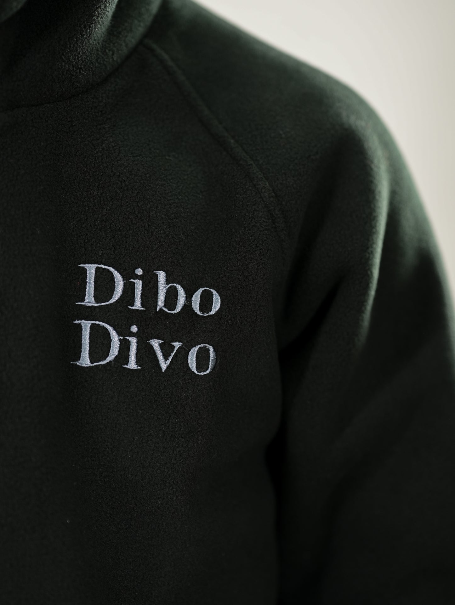 Black Dibo Divo Half-zip Hoodie