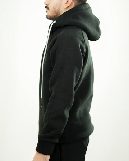 Black Dibo Divo Half-zip Hoodie