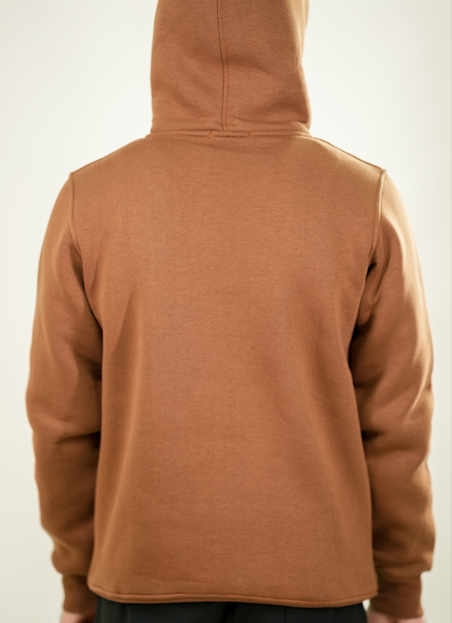 Brown Dibo Divo Wave Mark Hoodie