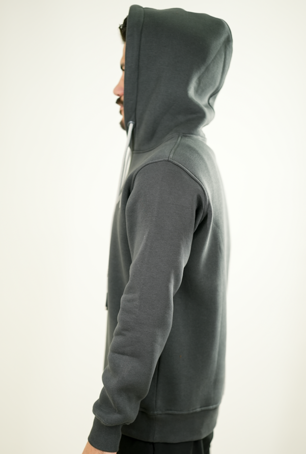 Gray Dibo Divo Wave Mark Hoodie