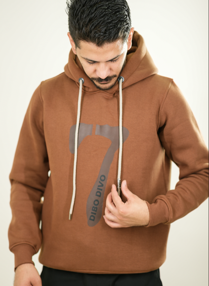 Brown Dibo Seven Spirit Hoodie