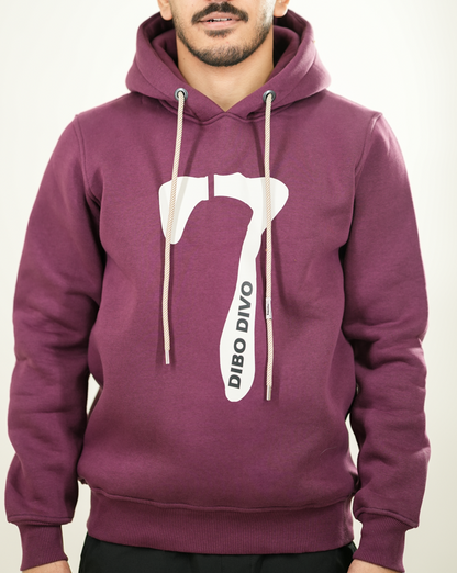 Burgundy Dibo Seven Spirit Hoodie