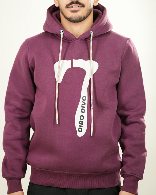 Burgundy Dibo Seven Spirit Hoodie