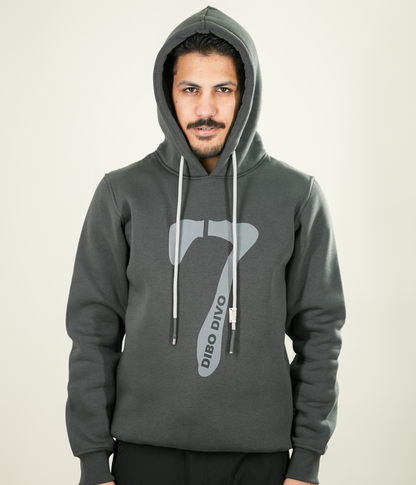 Gray Dibo Seven Spirit Hoodie